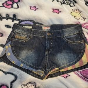 Hot Kiss Cici Short USA united States Flat Print Casual Shorts | 11